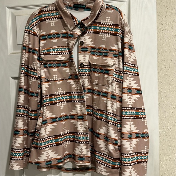 Sterling Kreek “Arizona Aztec” Shacket XL - Picture 4 of 6